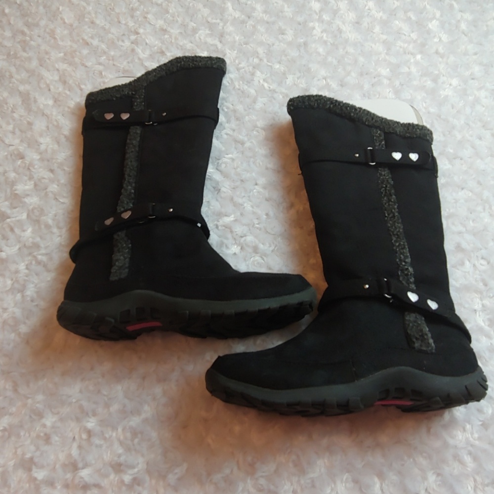 New Girls Sam & Libby Black Boots size 5 medium